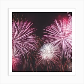 Fireworks In The Sky Art Print