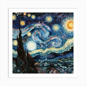 Starry Night 14 Art Print