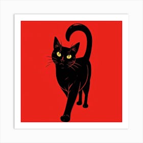 Catty Art Print