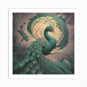 Peacock 36 Art Print