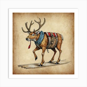 Reindeer 1 Art Print