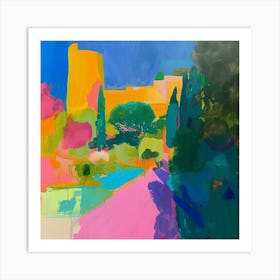 Colourful Gardens Bok Tower Gardens Usa 3 Art Print