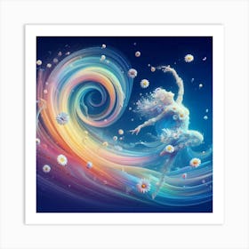 Abstract Dancer Art Print