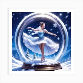 Nutcracker Ballerina Art Print