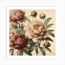 Peonies 9 Art Print