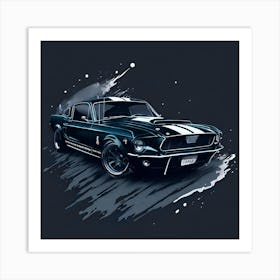 Ford Mustang Art Print