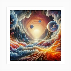 Psychedelic Painting 3 Art Print