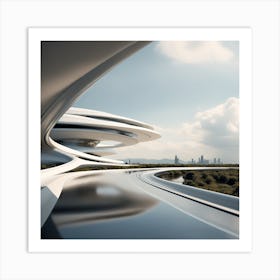 Futuristic Architecture 12 Art Print