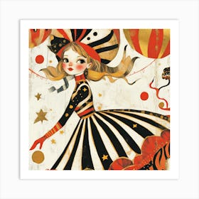 Circus Girl Art Print