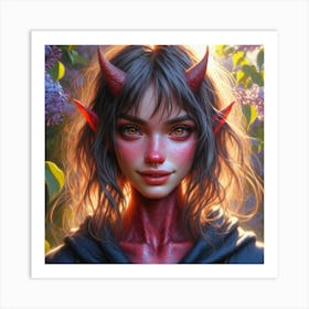 Devil Girl 2 Art Print