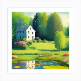 House In The Countryside 5 Art Print