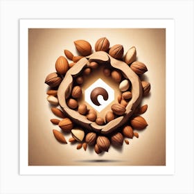 Almonds In A Circle 1 Art Print