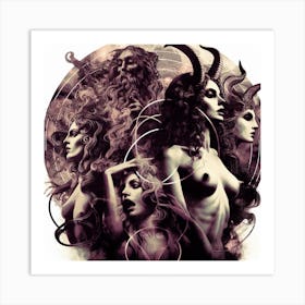 Demons 1 Art Print