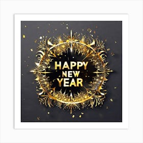 Happy New Year 55 Art Print