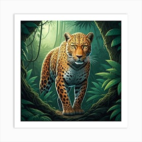 Prowl of the Leopard Art Print