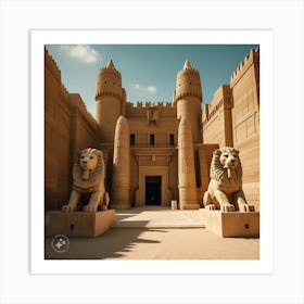 Egyptian Ruins Art Print