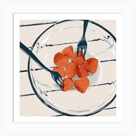 Strawberries Art Print