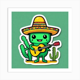 Mexican Cactus 3 Art Print