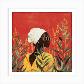 Portrait Of A Black Woman 7 Art Print