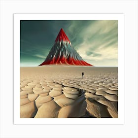 Desert Landscape - Desert Stock Videos & Royalty-Free Footage 4 Art Print