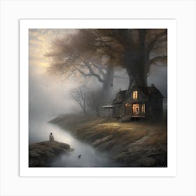 House In The Woods 1 Art Print