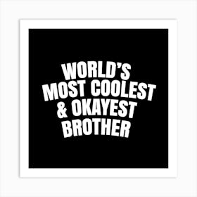 Brother Art Print