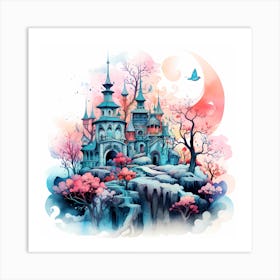 Watercolour Wonders: Nostalgic Noel Art Print