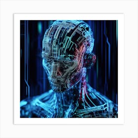 Cyborg 1 Art Print