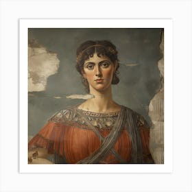 Lady Of Pompeii Art Print