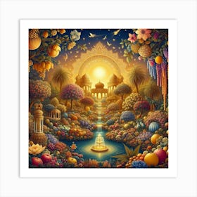 Garden In The Sun Art Print