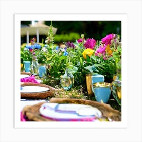 Table Setting 4 Art Print