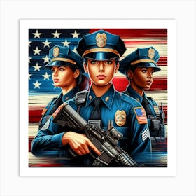 Police Officers Art Print