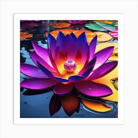 Lotus Flower 19 Art Print