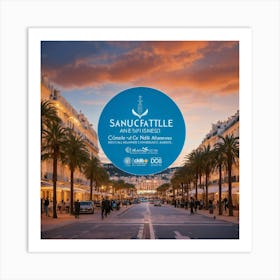 Cannes Et L Assurance Un Visuel De La Magnifique (1) Art Print