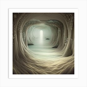 Frozen Tunnel Art Print