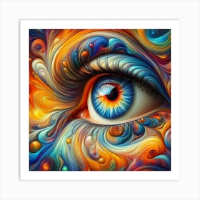 An eye 2 Art Print