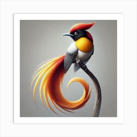 Phoenix Bird Art Print