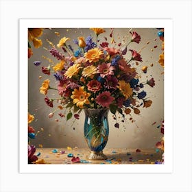 Flowers In A Vase 2 Art Print