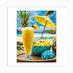 Tropical Dreamscape Art Print