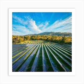 Solar Farm Art Print