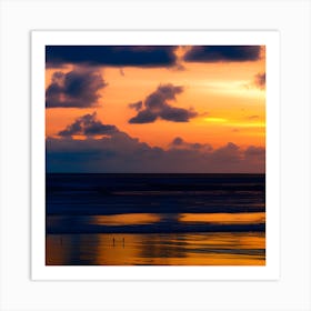 Sunset In Bali Art Print