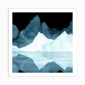 Icebergs 3 Art Print