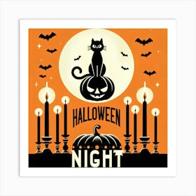 Halloween Night Art Print