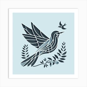 Minimalism, Bird 3 Art Print