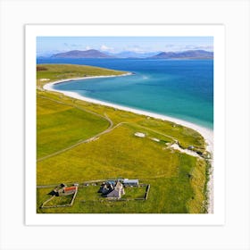 East Beach, Berneray, Scotland Art Print