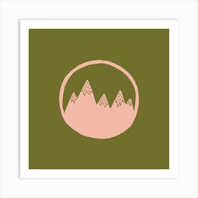 Earth Element Mountain Art Print