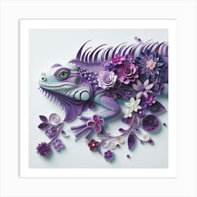 Iguana 3 Art Print