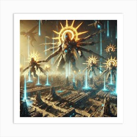 Solar Ascendants High Threat Zones Art Print