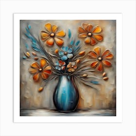 Flowers In A Vase 14 Art Print