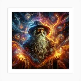 Wizard Of The Ages Art Print